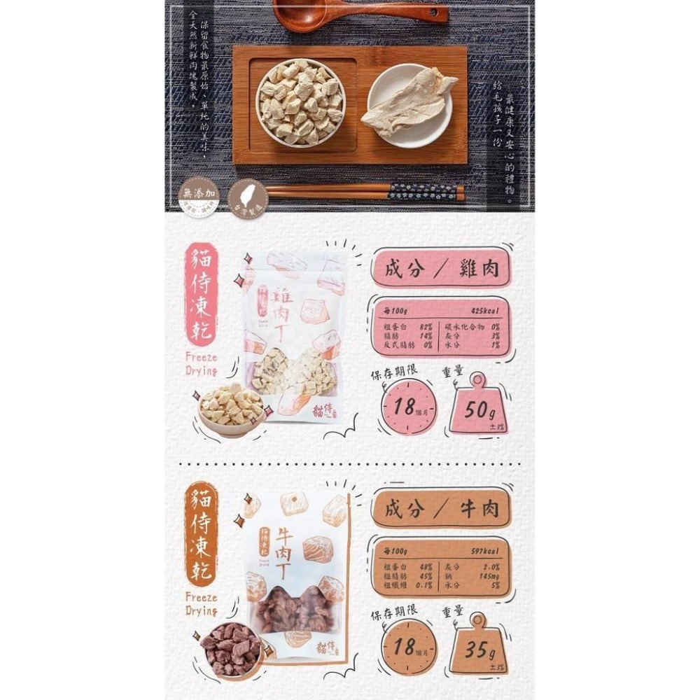 貓侍 CAT-POOL 冷凍乾燥零食 凍乾 貓零食 貓凍乾 零食 天然凍乾-細節圖4