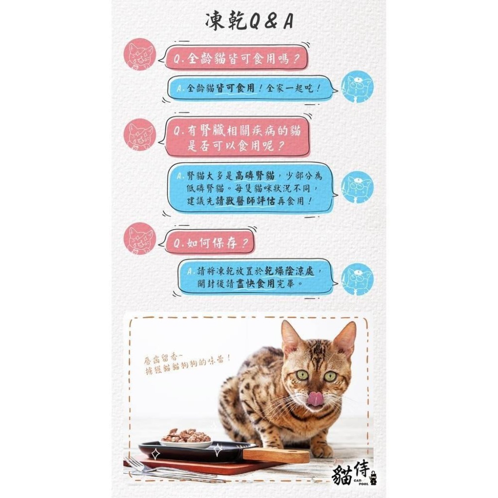 貓侍 CAT-POOL 冷凍乾燥零食 凍乾 貓零食 貓凍乾 零食 天然凍乾-細節圖6