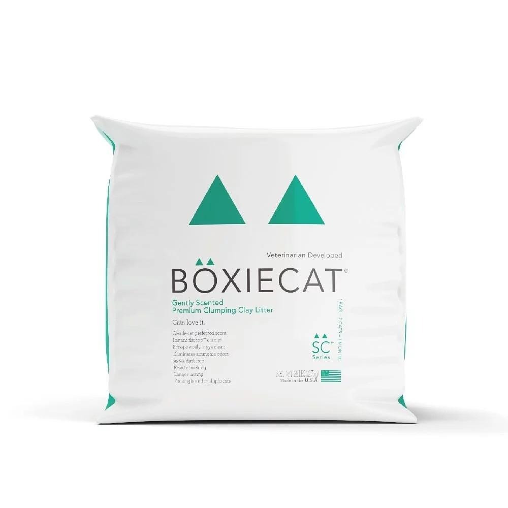 BOXIECAT 博識貓 28lbs 美國黏土凝結貓砂 (99.9% 市面上唯一無粉塵 貓砂 礦砂 宅配)-細節圖4