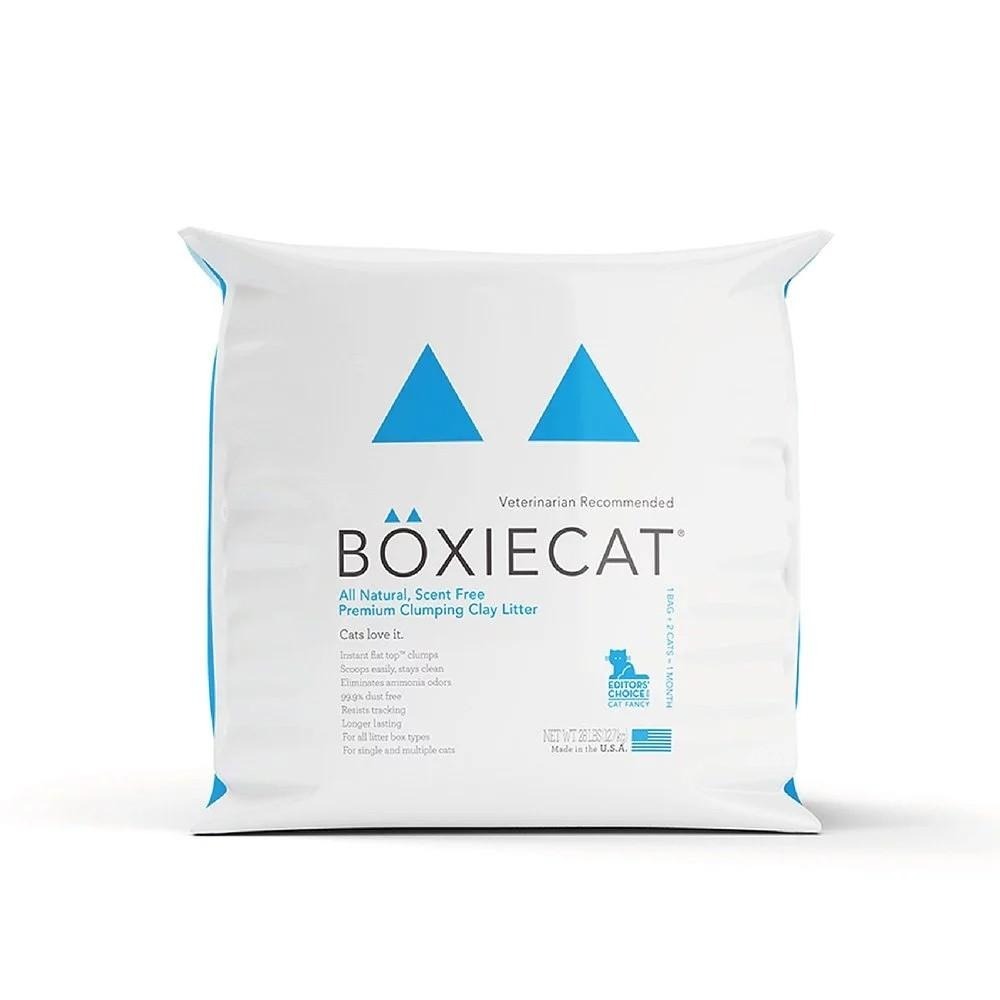 BOXIECAT 博識貓 28lbs 美國黏土凝結貓砂 (99.9% 市面上唯一無粉塵 貓砂 礦砂 宅配)-細節圖5