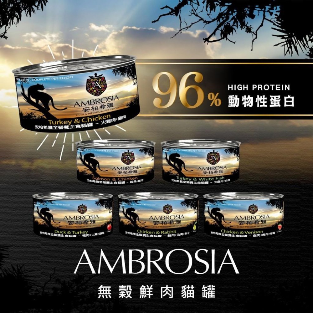 Ambrosia 安柏希雅 貓用 安柏希雅全營養主食貓罐 150g 貓罐 貓主食 貓罐頭 天然膳食-細節圖6