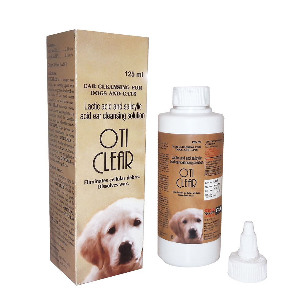 順風耳 Oticlear 犬貓專用清耳液 125ml (耳朵清潔 減輕異味 貓狗適用 日常保養 耳垢 潔耳)-細節圖2