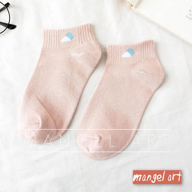 [mangel art] 可愛流行五色天氣短襪踝襪少女襪韓國風格日系韓版日本潮流女生襪子-細節圖6