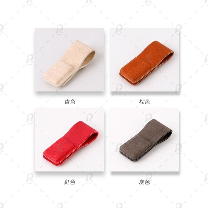 【台灣現貨🔥急速出貨】皮革磁吸 磁鐵捲線器 集線器 理線器 充電線收納 收納夾 整線夾 皮革繞線器 耳機線收納-細節圖2