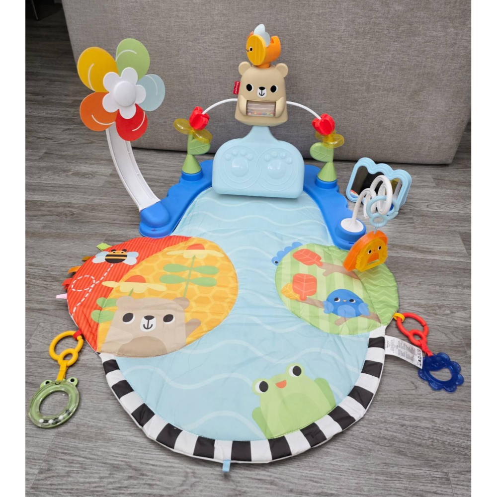 🎀MT玩具出租🎀 美國 Fisher-Price 費雪三合一健身器 健力架 台中玩具出租-細節圖4