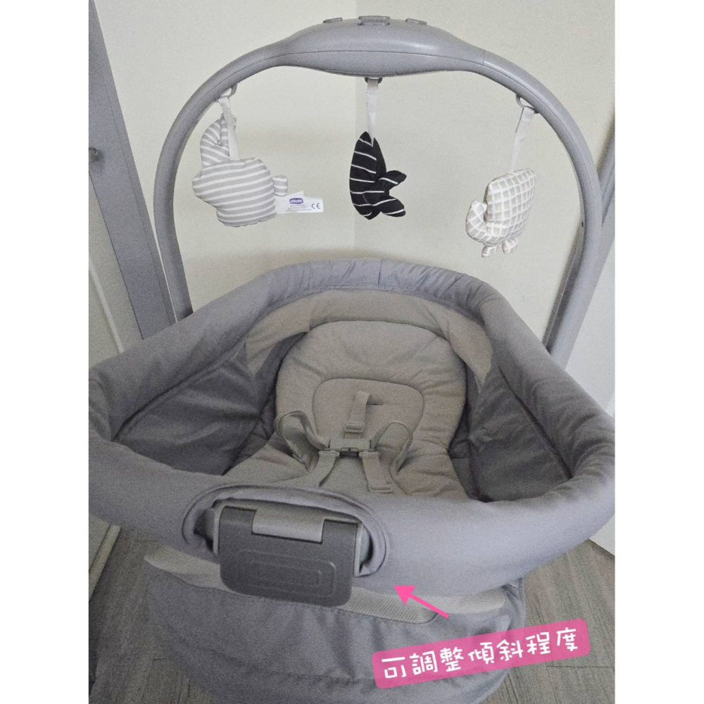 🎀MT玩具出租-勿下單🎀【chicco】Baby Hug4合1餐椅嬰兒安撫床 安撫躺椅  床邊床 嬰兒搖椅出租-細節圖4