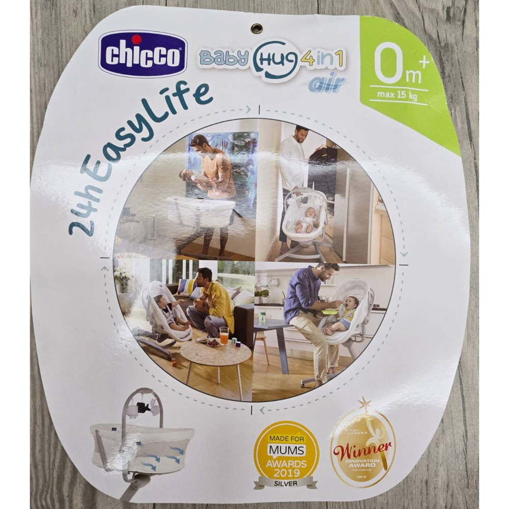 🎀MT玩具出租-勿下單🎀【chicco】Baby Hug4合1餐椅嬰兒安撫床 安撫躺椅  床邊床 嬰兒搖椅出租-細節圖11