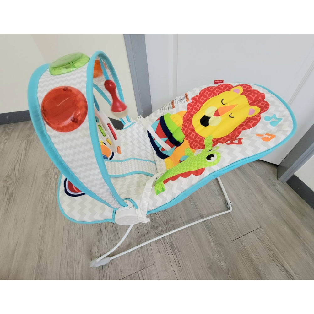 🎀MT玩具出租-勿下單🎀費雪 Fisher-Price 踢踢腳鋼琴安撫躺椅 安撫躺椅 嬰兒搖椅出租 台中安撫椅-細節圖3