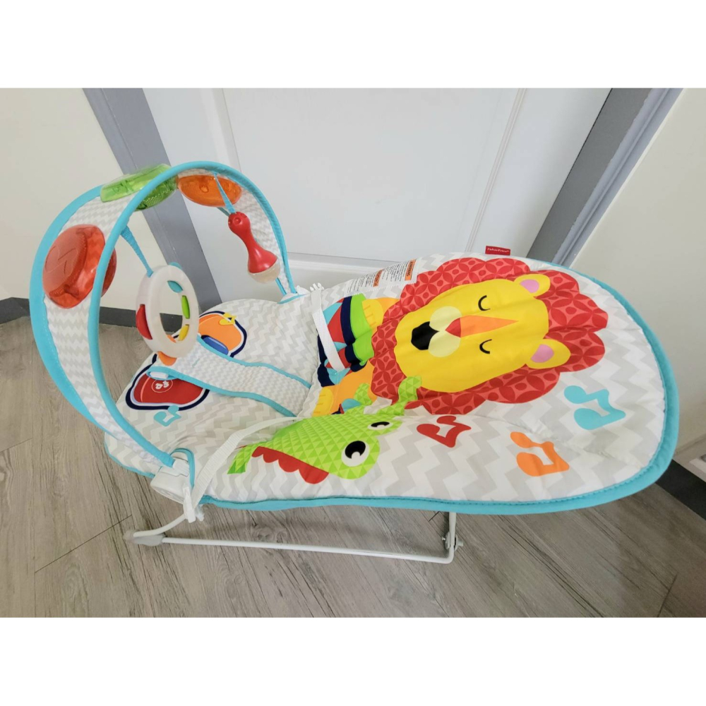 🎀MT玩具出租-勿下單🎀費雪 Fisher-Price 踢踢腳鋼琴安撫躺椅 安撫躺椅 嬰兒搖椅出租 台中安撫椅-細節圖4