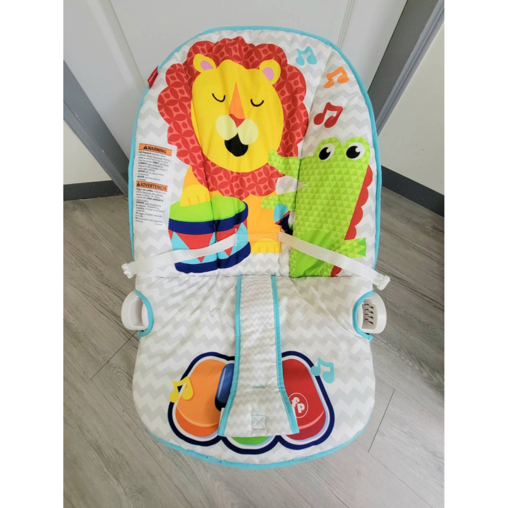 🎀MT玩具出租-勿下單🎀費雪 Fisher-Price 踢踢腳鋼琴安撫躺椅 安撫躺椅 嬰兒搖椅出租 台中安撫椅-細節圖5