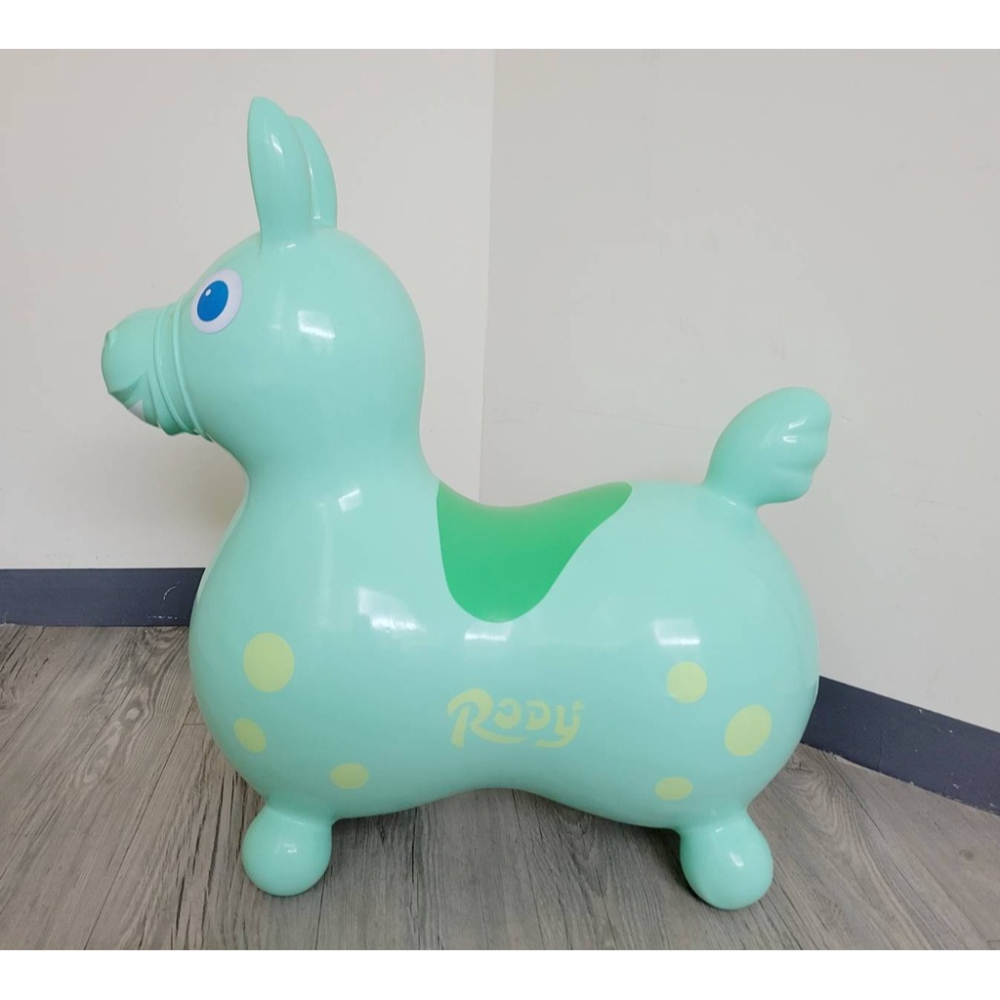 🎀MT玩具出租🎀 RODY 跳跳馬 義大利 粉綠色 台中玩具出租-細節圖3