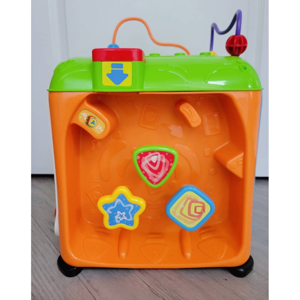 🎀MT玩具出租-勿下單🎀Vtech 5合1字母LED感應式積木寶盒 玩具出租 台中玩具出租-細節圖2