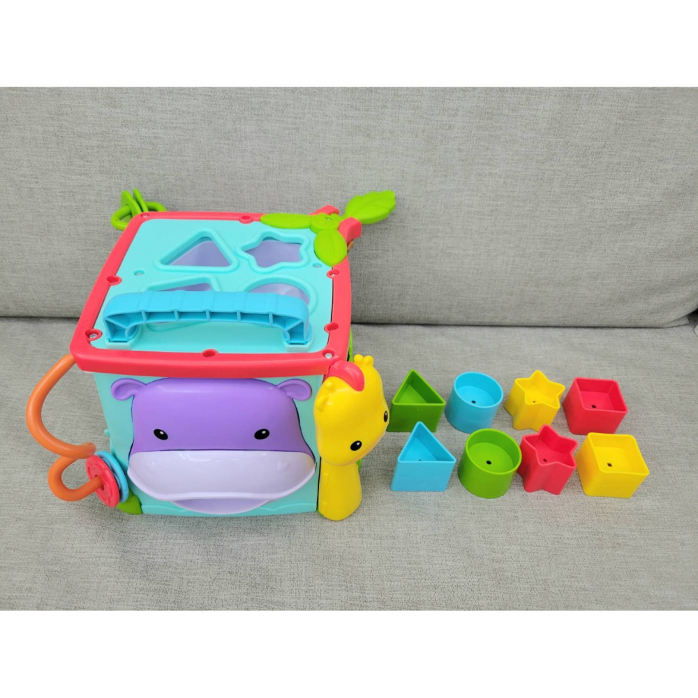 🎀MT玩具出租🎀Fisher-Price 費雪 可愛動物積木盒 玩具出租-細節圖5