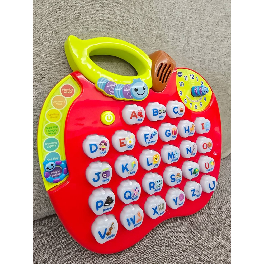 🎀MT玩具出租🎀 Vtech ABC字母學習蘋果 聲光音樂學習機-細節圖2