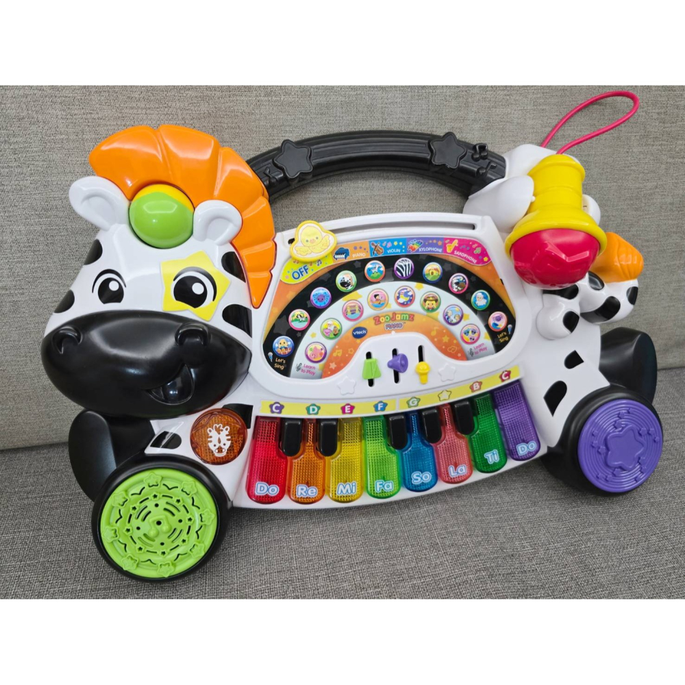 🎀MT玩具出租🎀 Vtech 多功能搖滾斑馬DJ鋼琴 18m+-細節圖2