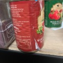 去皮整顆番茄罐頭-紅罐NG凹罐貼紙破損