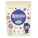 韓國 ibobomi嬰兒米餅 米圈圈 原味 波菜 蘋果 紫薯 海苔 藍莓 嬰兒餅乾 米圈圈【咪咪兔小舖】寶寶米餅-規格圖5