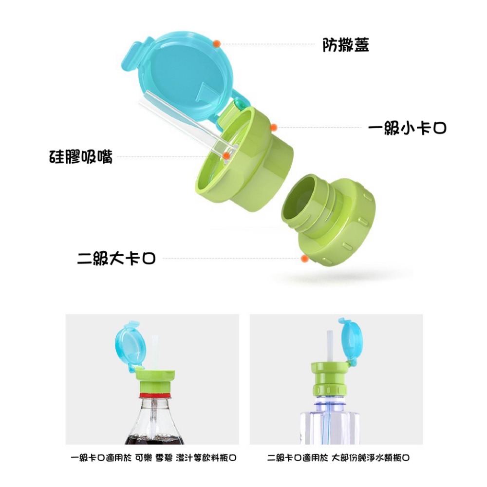 硅膠吸管 外出吸管 寶特瓶吸管 外接吸管 兒童瓶裝飲料吸管-細節圖7
