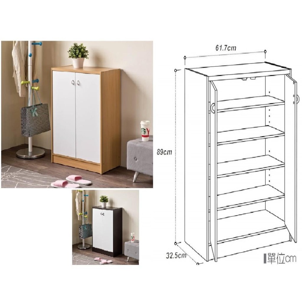 免運 diy 雙門鞋櫃 三門鞋櫃 六層鞋櫃 十層鞋櫃 四層鞋櫃 防塵鞋櫃 四門鞋櫃 書櫃置物櫃書櫥衣物櫃-細節圖2
