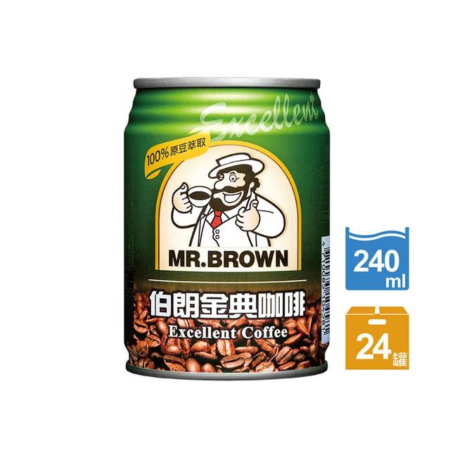 免運 Mr. Brown 伯朗咖啡 藍山 曼特寧 卡布奇諾 金典 原豆 240ml 飲料 金車-細節圖8