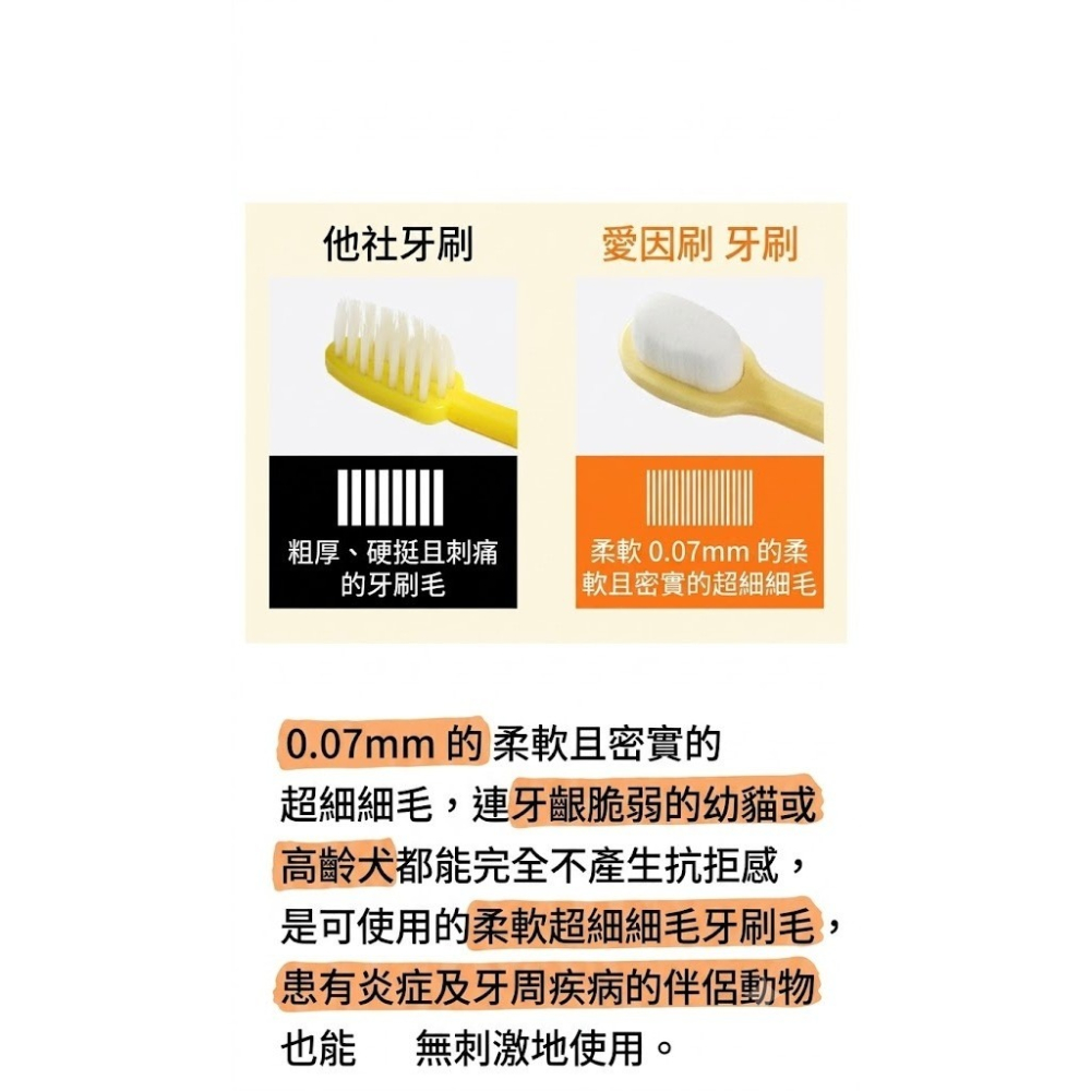 韓國 ainsoap 細毛寵物牙刷-細節圖6