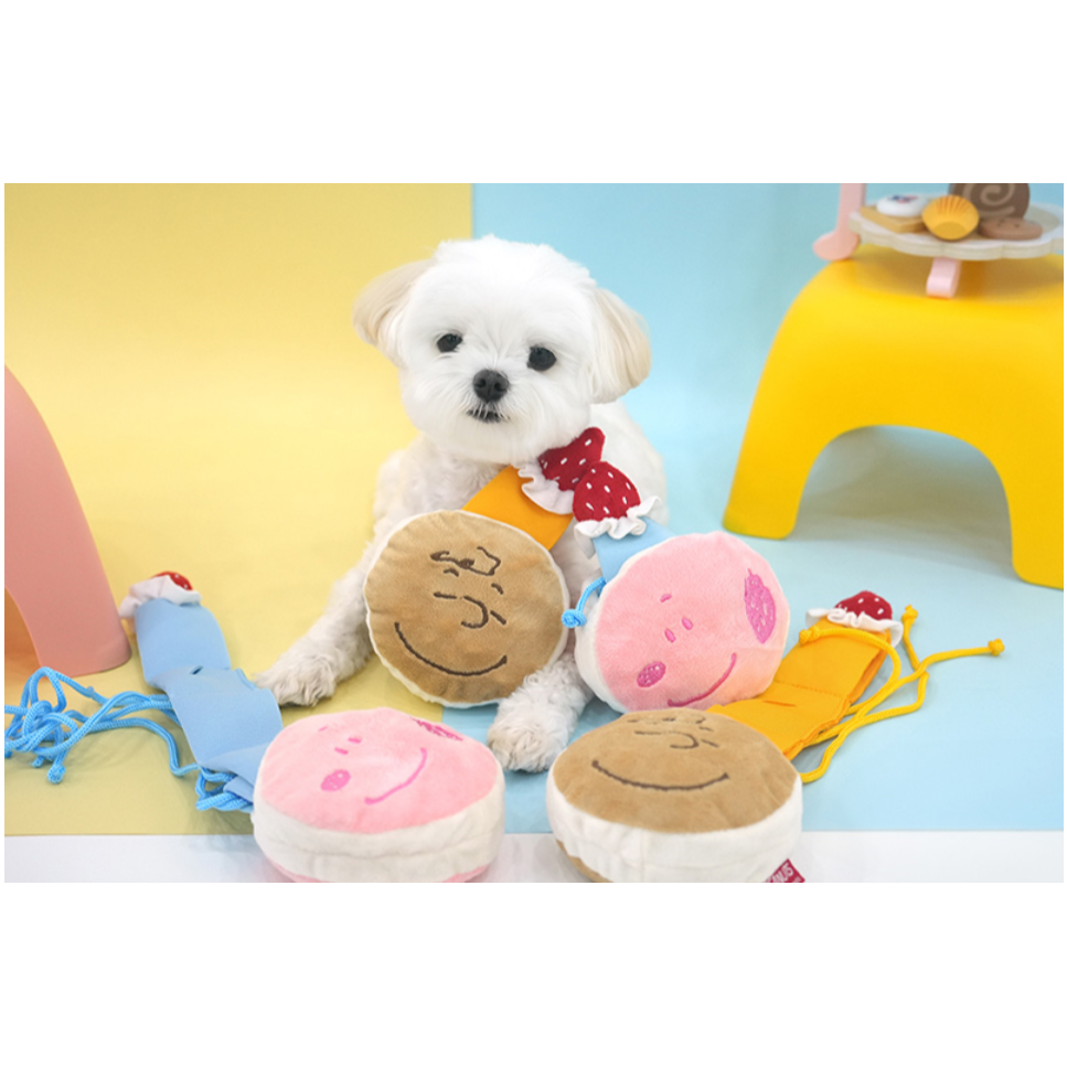 史努比Snoopy 包餡甜甜圈發聲藏食玩具-細節圖2
