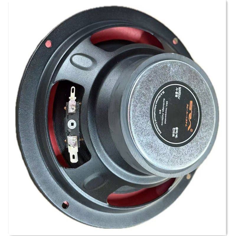 台灣出貨 全新 6.5寸 中低音喇叭 紅黑配色，汽車喇叭改裝-細節圖3