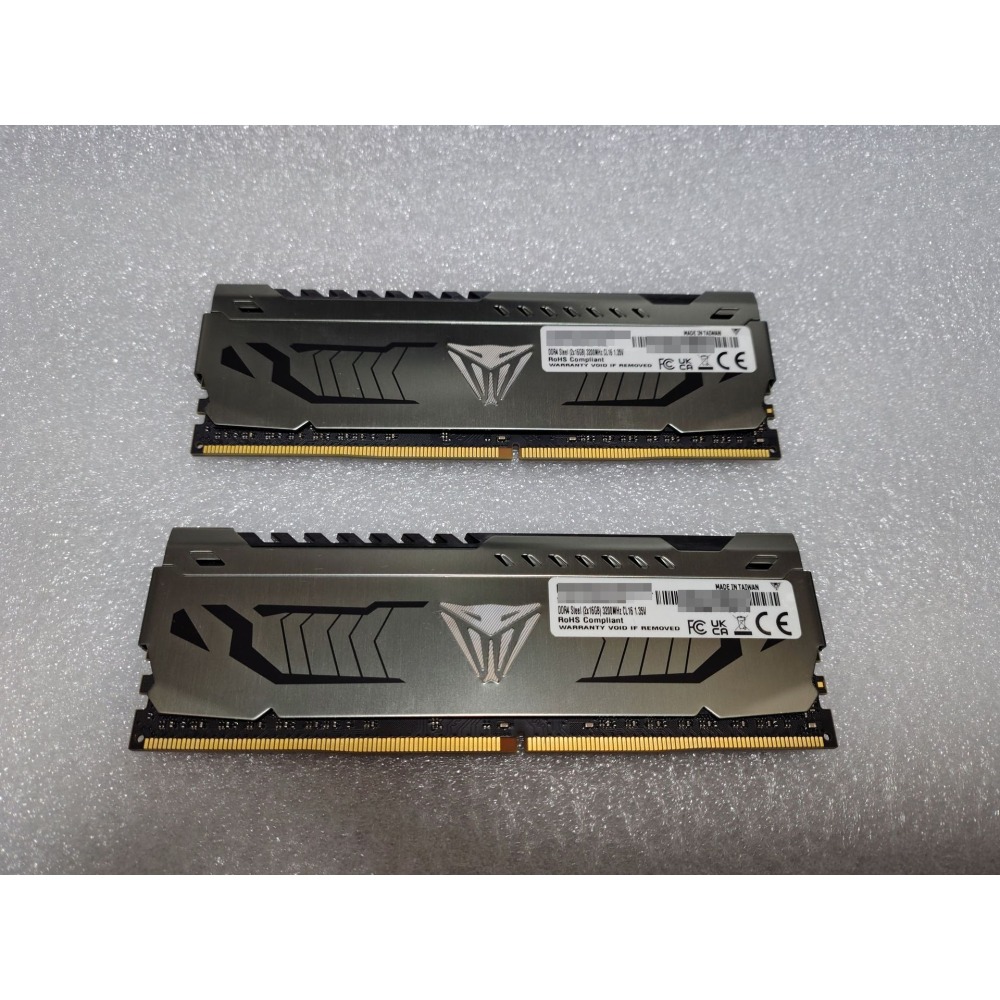 升級換下 美商博帝 Patriot Viper Steel  DDR4 16GB x 2條 = 32GB 雙通道組-細節圖3
