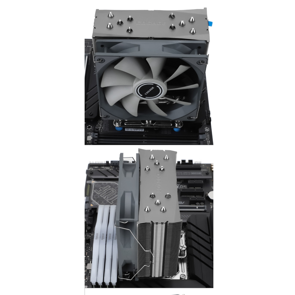 全新 利民 COGAGE TRUE Spirit 120 風靈 風冷CPU散熱器 單塔5銅管 銅底焊接 153cm高度-細節圖2