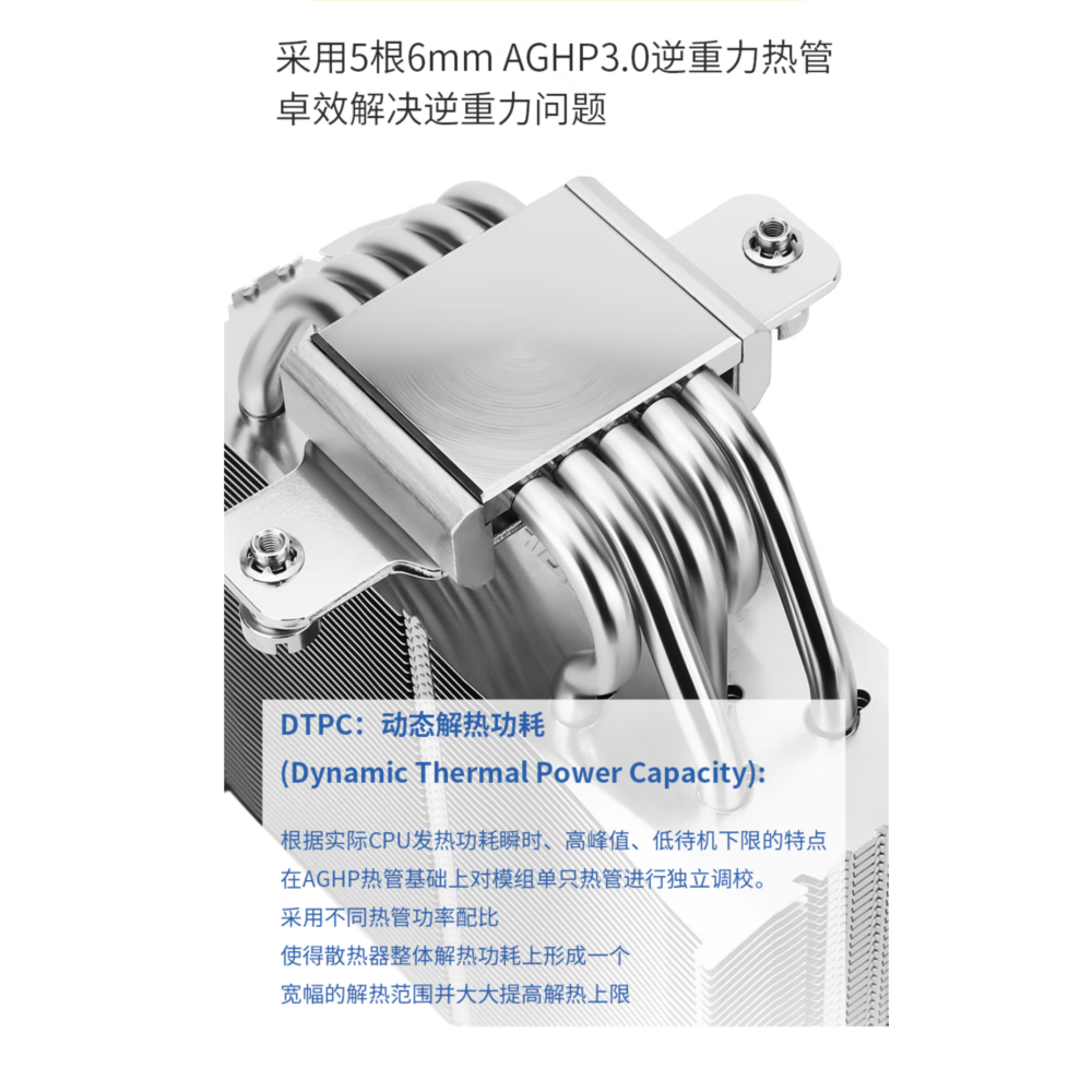 全新 利民 COGAGE TRUE Spirit 120 風靈 風冷CPU散熱器 單塔5銅管 銅底焊接 153cm高度-細節圖6