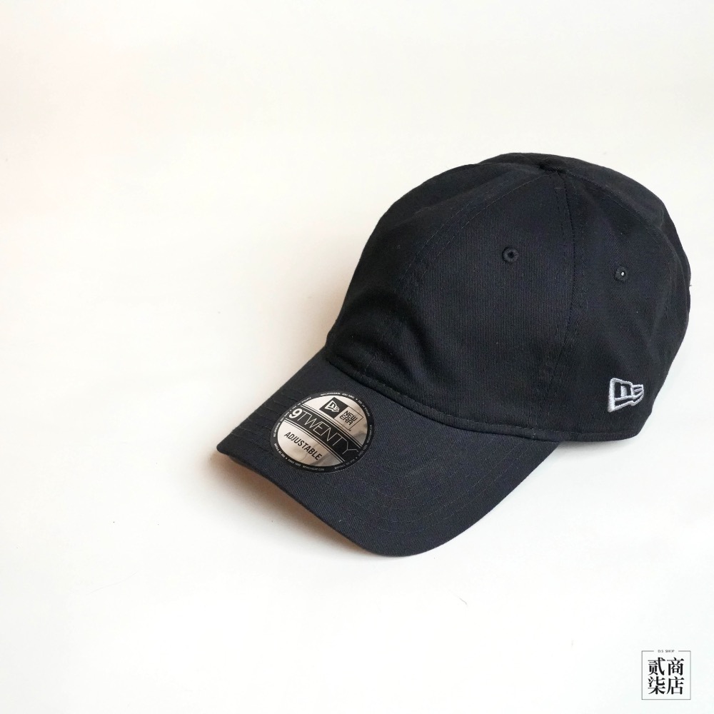 貳柒商店) New Era 9TWENTY 920 黑色 基本款 素面 軟頂 老帽 帽子 NE13090120-細節圖5