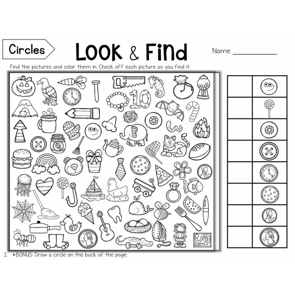 Look & Find 找一找小偵探🔍｜英文學習單｜字母 顏色 形狀 專注力培養 英語啟蒙 教材-細節圖7