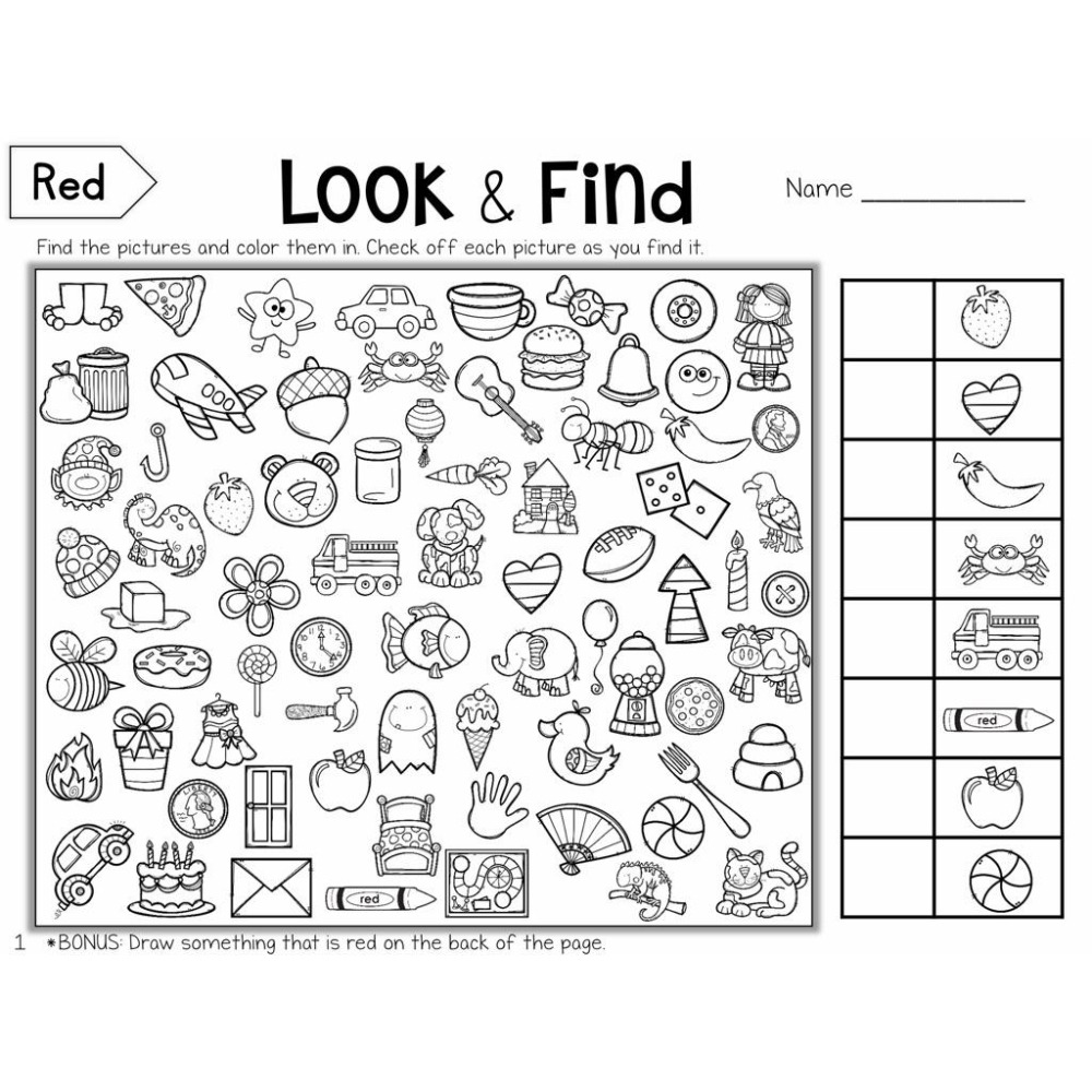 Look & Find 找一找小偵探🔍｜英文學習單｜字母 顏色 形狀 專注力培養 英語啟蒙 教材-細節圖9