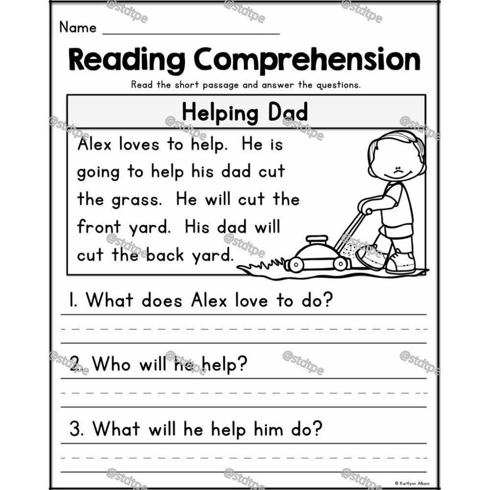 ✍️低幼初階閱讀理解｜學習單｜幼兒園 閱讀練習 Reading Comprehension 作業紙 英語啟蒙 幼兒教材-細節圖4