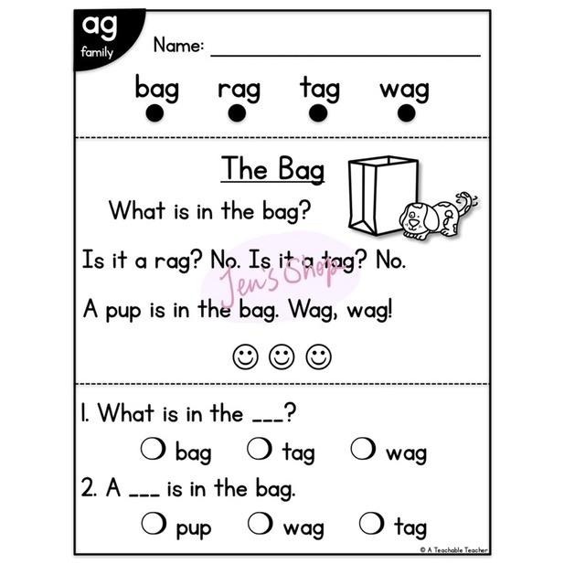 My Very First Phonics | 學習單 | 幼兒英文啟蒙 自然發音 Word Family 自學教材-細節圖4
