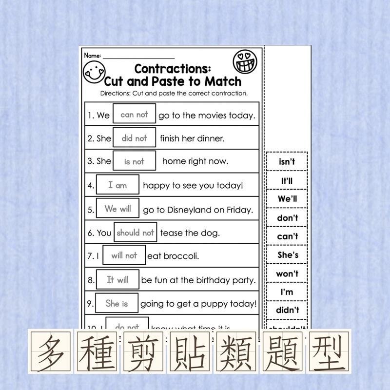 🌟Lv2 Grammar 英文文學&文法🌟 | 英文學習單 | 文法練習 幼兒美語教材 寫作基礎 課後練習 中低年級-細節圖7