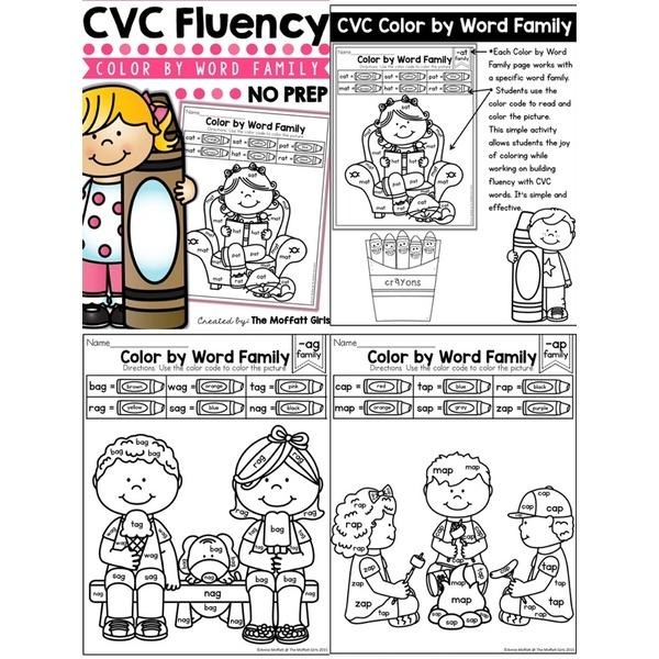 多款CVC Phonics Word Family | 學習單 | 英文 自然發音 幼兒英文啟蒙 學齡前英文 閱讀理解-細節圖3