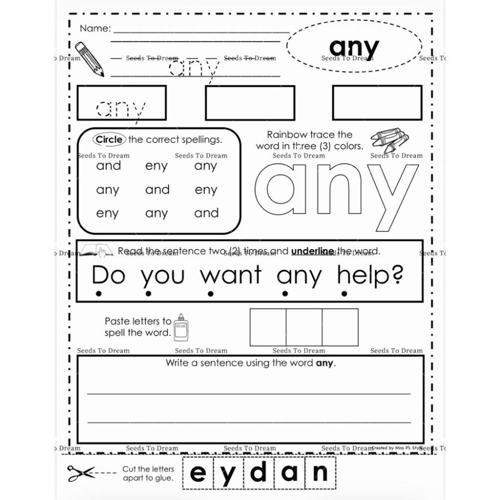 ✏️分級高頻字綜合練習｜學習單｜sight words 幼兒園 國小低年級 英語啟蒙 教材 幼兒英文-細節圖4
