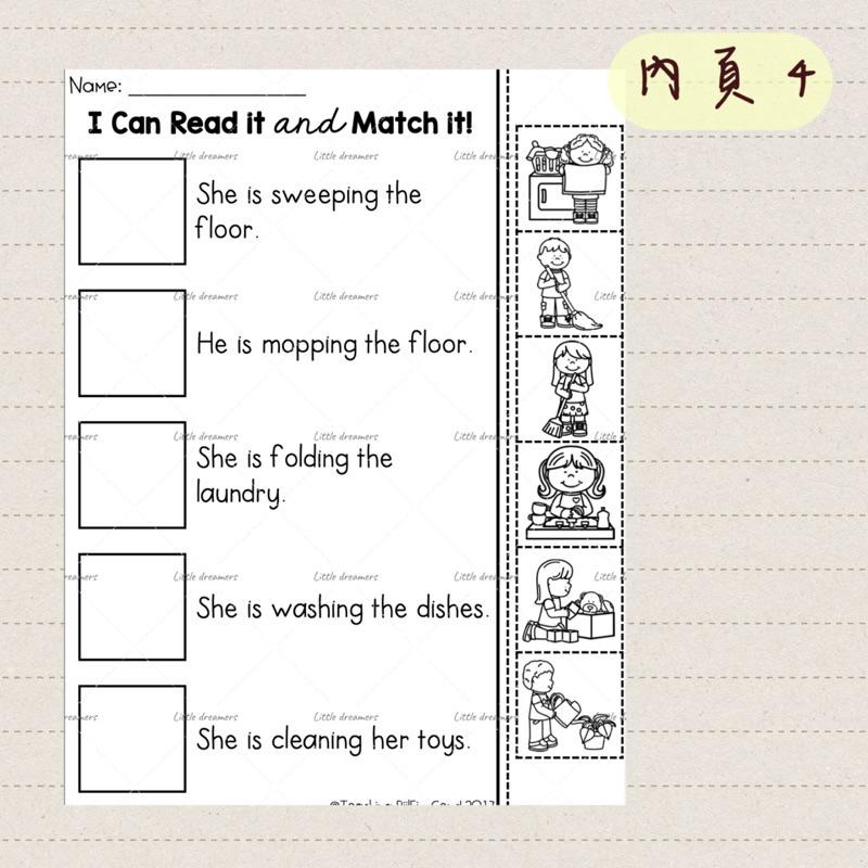 綜合 初級閱讀理解 Reading Comprehension｜英文學習單｜兒童英文啟蒙 英文教材 教學素材-細節圖5