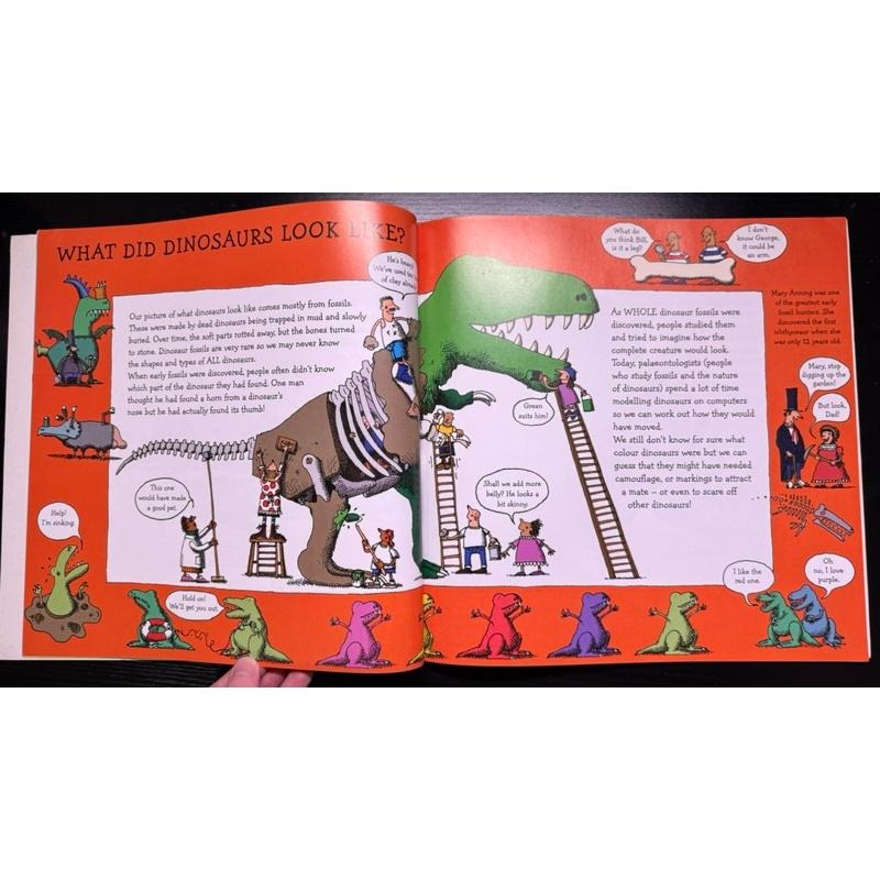 全新 How Dinosaurs Really Work 平裝｜英文繪本｜恐龍 幽默 知識類型 親子共讀 童書 英語啟蒙-細節圖2
