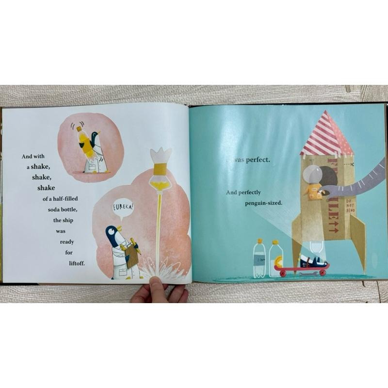 Penguinaut! 精裝｜英文繪本｜有黃斑 Emma Yarlett 企鵝太空員 追求夢想 想像力 自信培養-細節圖3