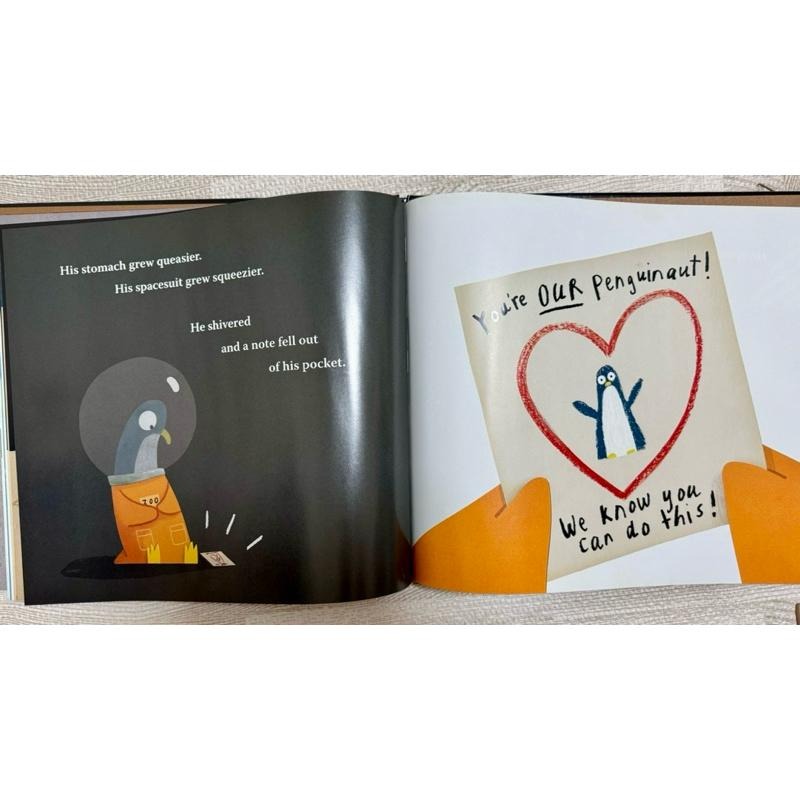 Penguinaut! 精裝｜英文繪本｜有黃斑 Emma Yarlett 企鵝太空員 追求夢想 想像力 自信培養-細節圖7