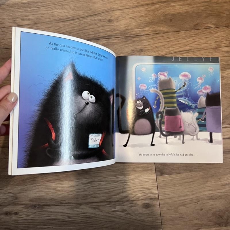 Splat the Cat Fishy Tales 平裝 英文繪本 二手近新 童書 英文-細節圖3