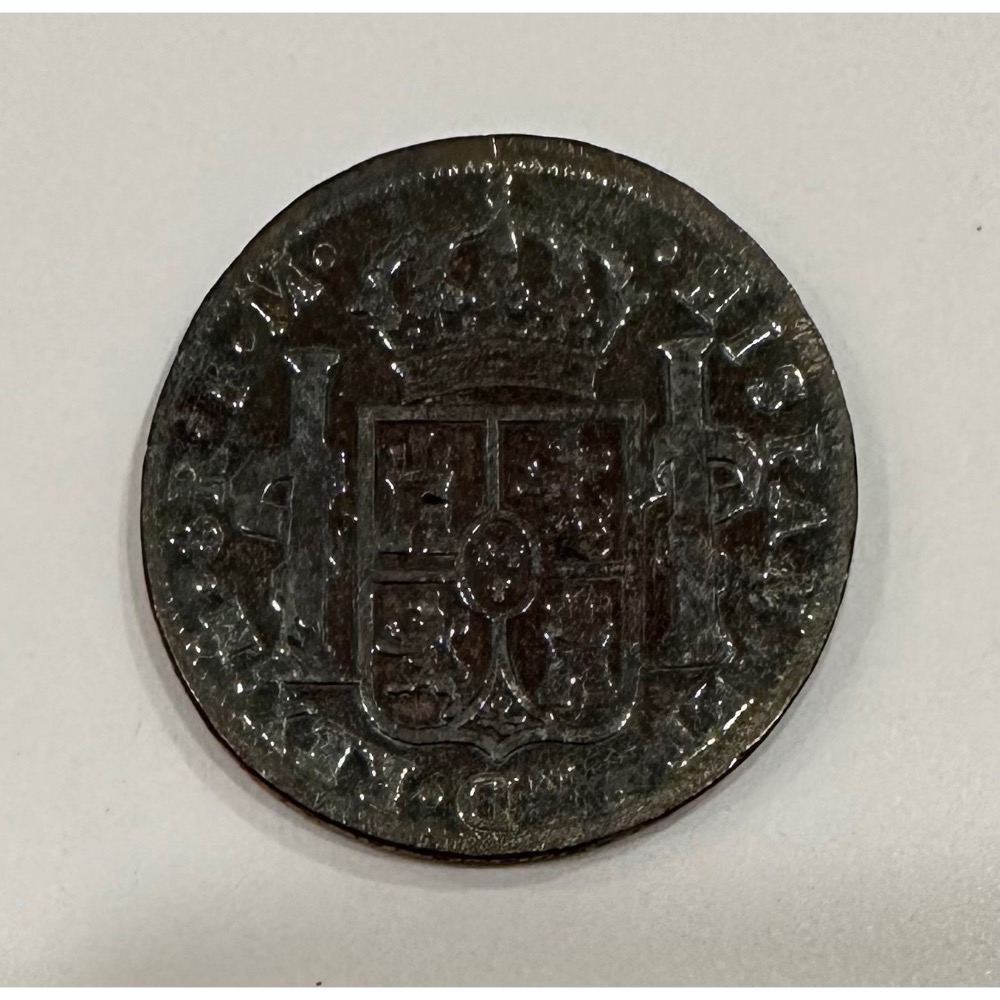 1793年 西屬墨西哥 卡洛斯 四世 雙柱 銀幣 [鴻兔小舖]-細節圖2