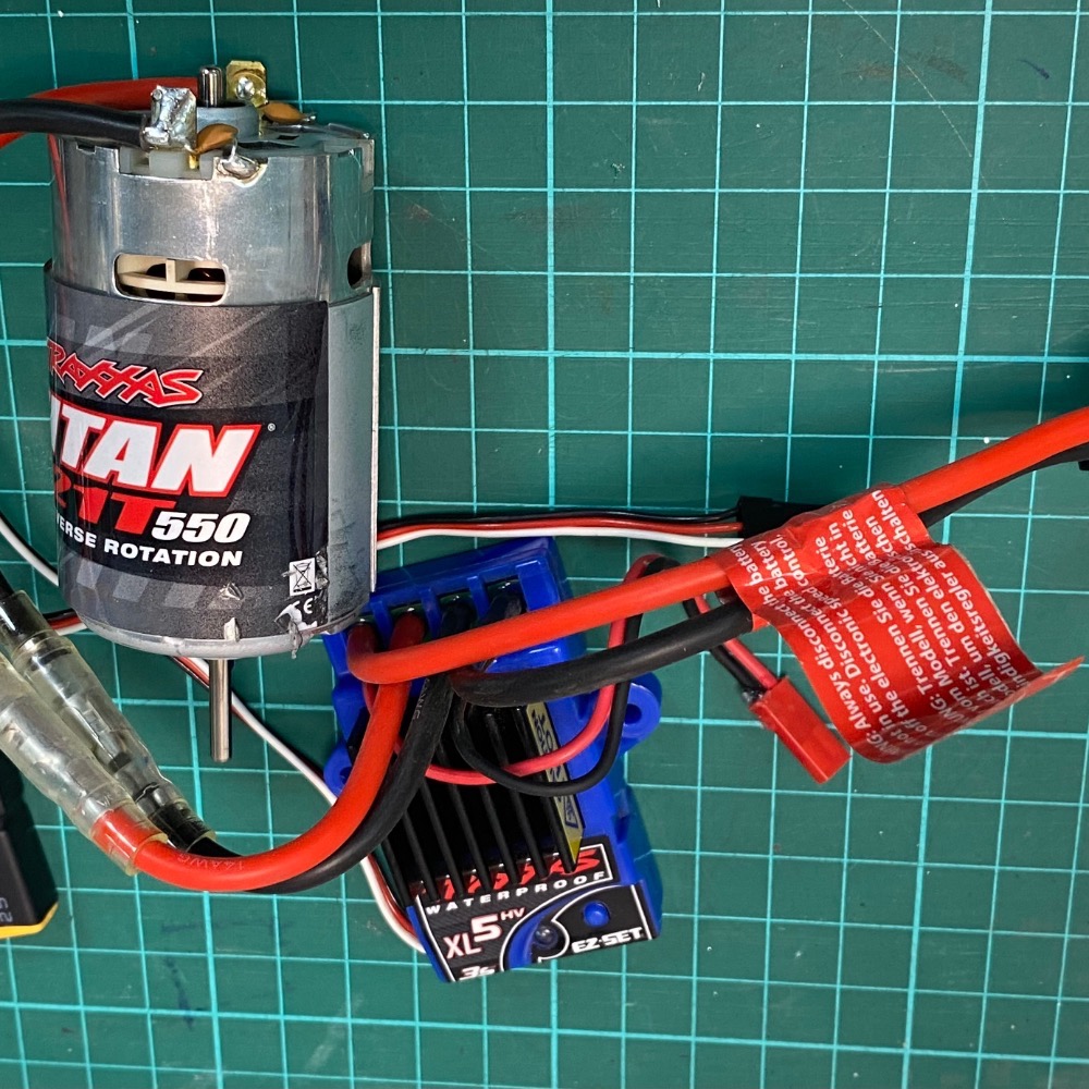 Traxxas trx4 trx6 原廠馬達 3975R 550-21T 碳刷馬達+ESC電變3025 XL-5HV-細節圖3