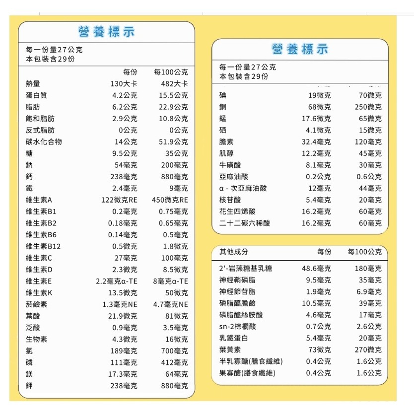 佑爾康金貝親3號幼兒成長羊奶粉 800g-細節圖3
