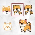 野財財⭐ 柴犬貼紙 防水防曬撕不破貼紙｜比耐曬材質更好｜機車貼 汽車貼 GOGORO 前側板 行李箱 安全帽 可愛柴犬貼-規格圖11