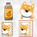 野財財⭐ 柴犬貼紙 防水防曬撕不破貼紙｜比耐曬材質更好｜機車貼 汽車貼 GOGORO 前側板 行李箱 安全帽 可愛柴犬貼-規格圖11