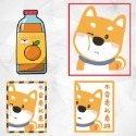 野財財⭐ 柴犬貼紙 防水防曬撕不破貼紙｜比耐曬材質更好｜機車貼 汽車貼 GOGORO 前側板 行李箱 安全帽 可愛柴犬貼-規格圖11