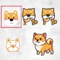 野財財⭐ 柴犬貼紙 防水防曬撕不破貼紙｜比耐曬材質更好｜機車貼 汽車貼 GOGORO 前側板 行李箱 安全帽 可愛柴犬貼-規格圖11